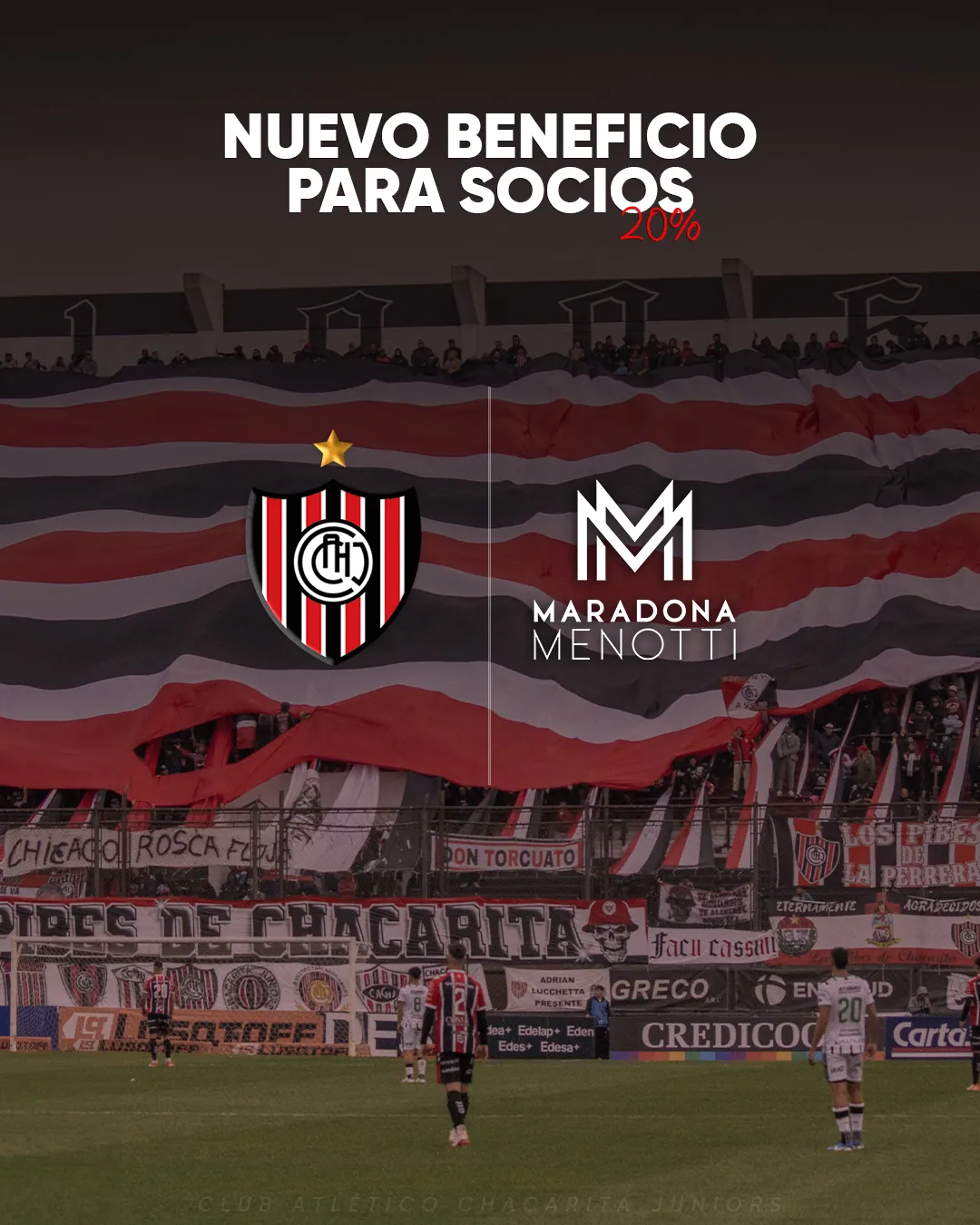 ¡Beneficio exclusivo para socios de Chacarita Juniors! 📚⚽
