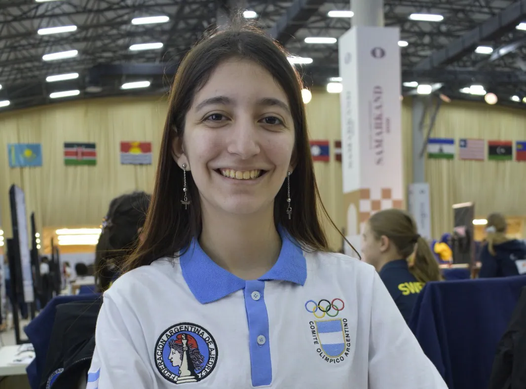 Ernestina Adam integra la Selección Argentina en las Olimpiadas de Ajedrez 2026
