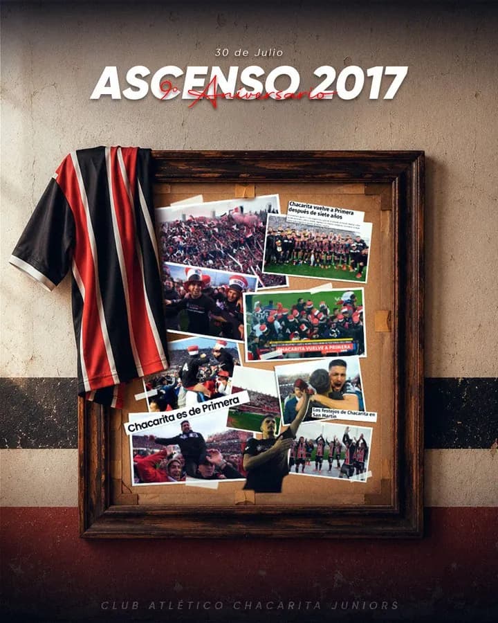 El último ascenso de Chacarita a Primera División